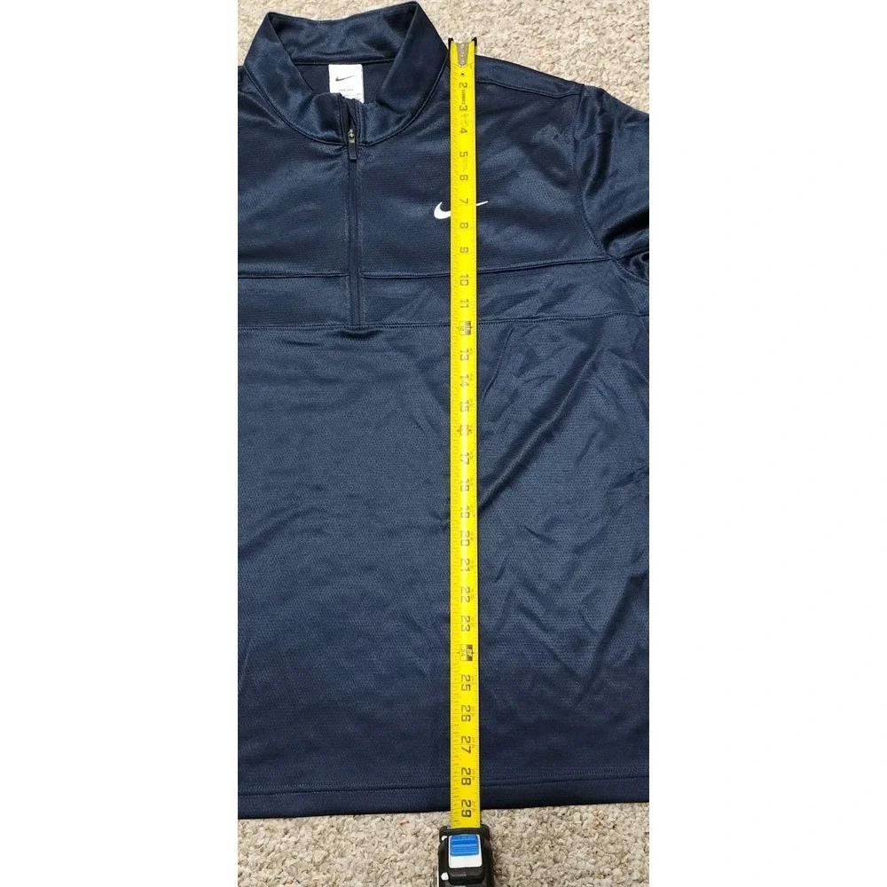 Nike‎ Dri-FIT Half-Zip Sports Pullover Mens Navy Blue/White CK6076-451 XL